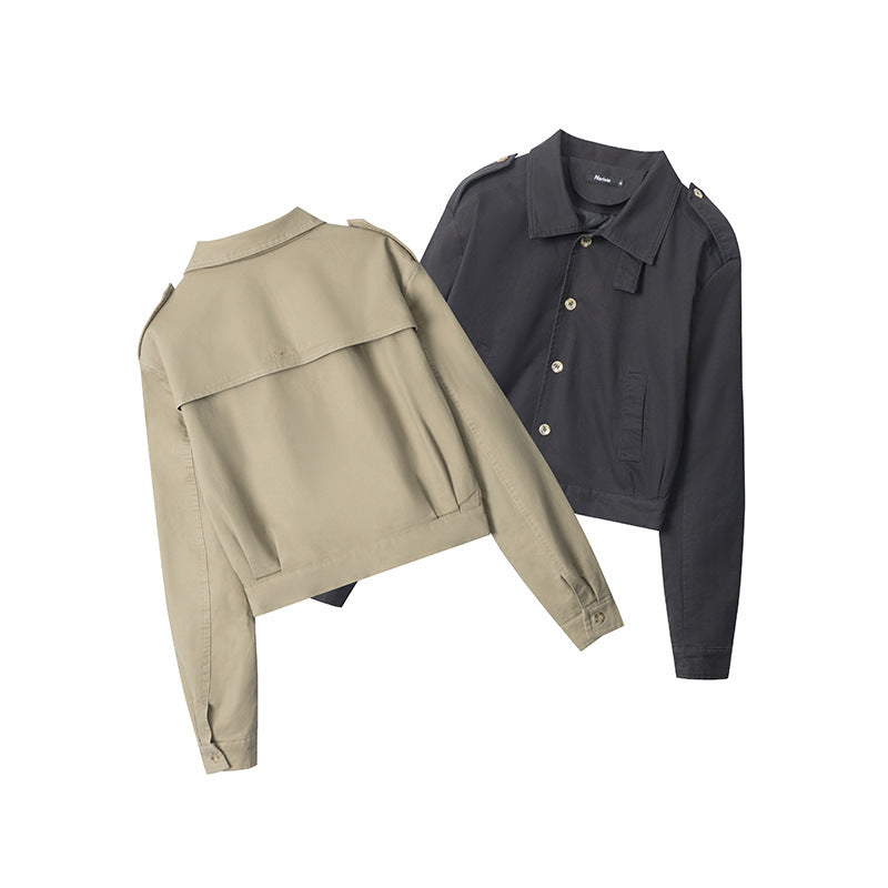 Cropped short jacket | 2 color