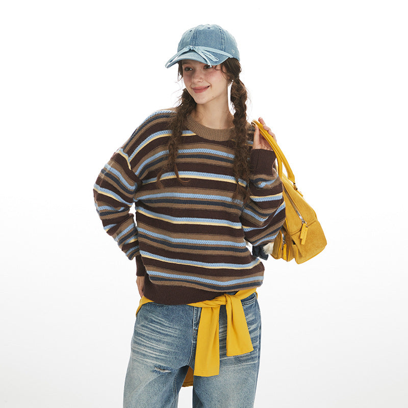 Unisex lazy style loose sweater | 2 color