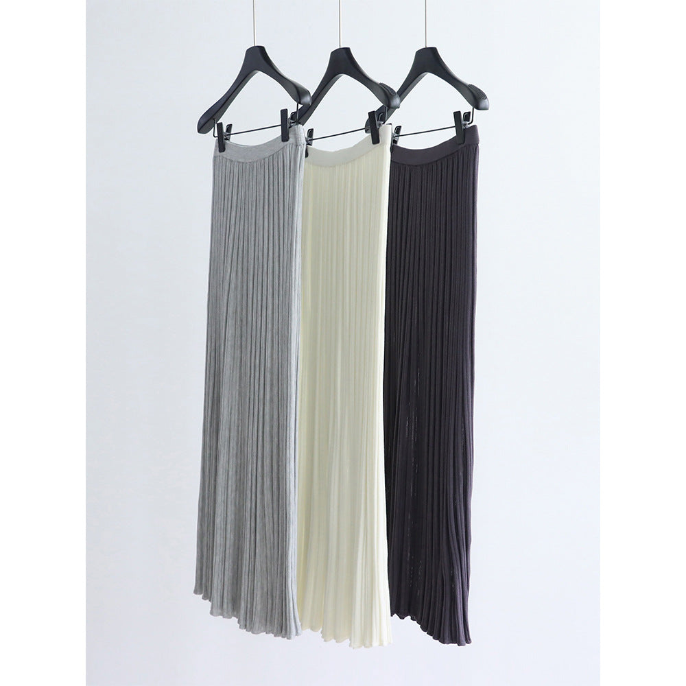 Pleated Lyocell Knit Dress | 5 Colors