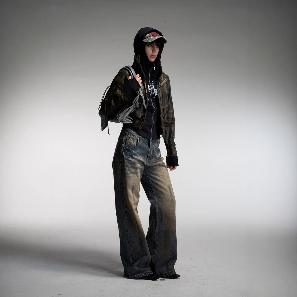 Cropped Zip-Up Jacket | 2 Colors