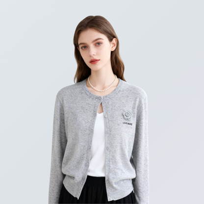 Loose Fit Wool Blend V-Neck Knit Cardigan | 4 Colors