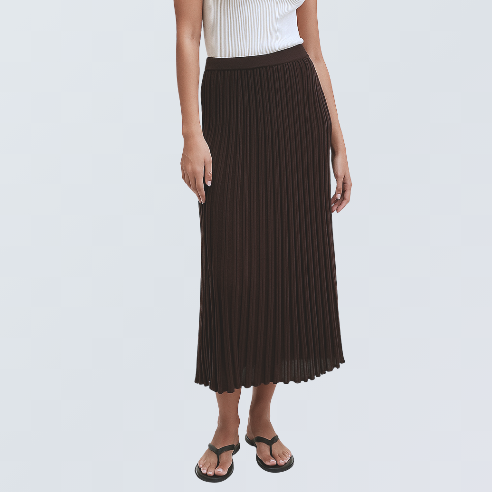 Pleated Lyocell Knit Dress | 5 Colors