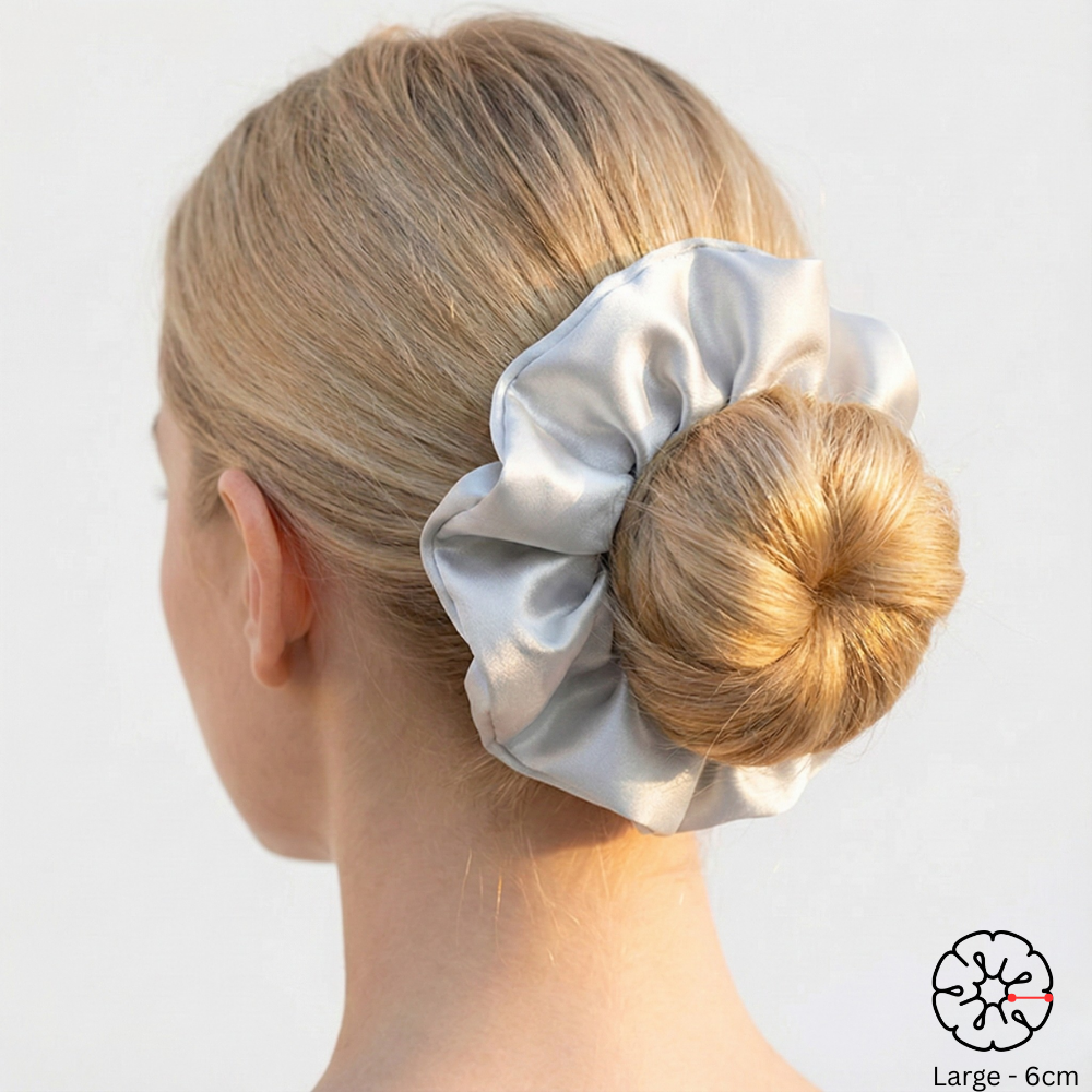 Luxury Silk Hair Scrunchie | Large