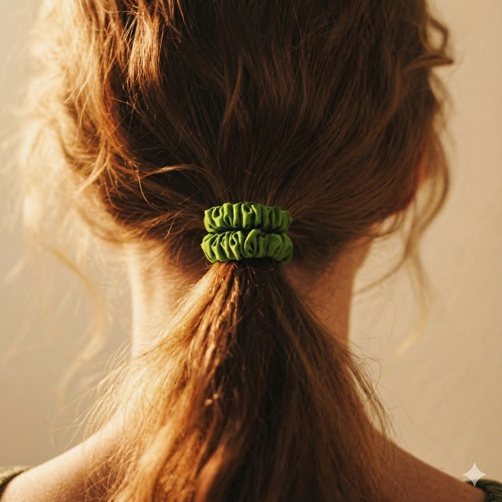 Silk Slim Hair Tie - 5 Pack | Small