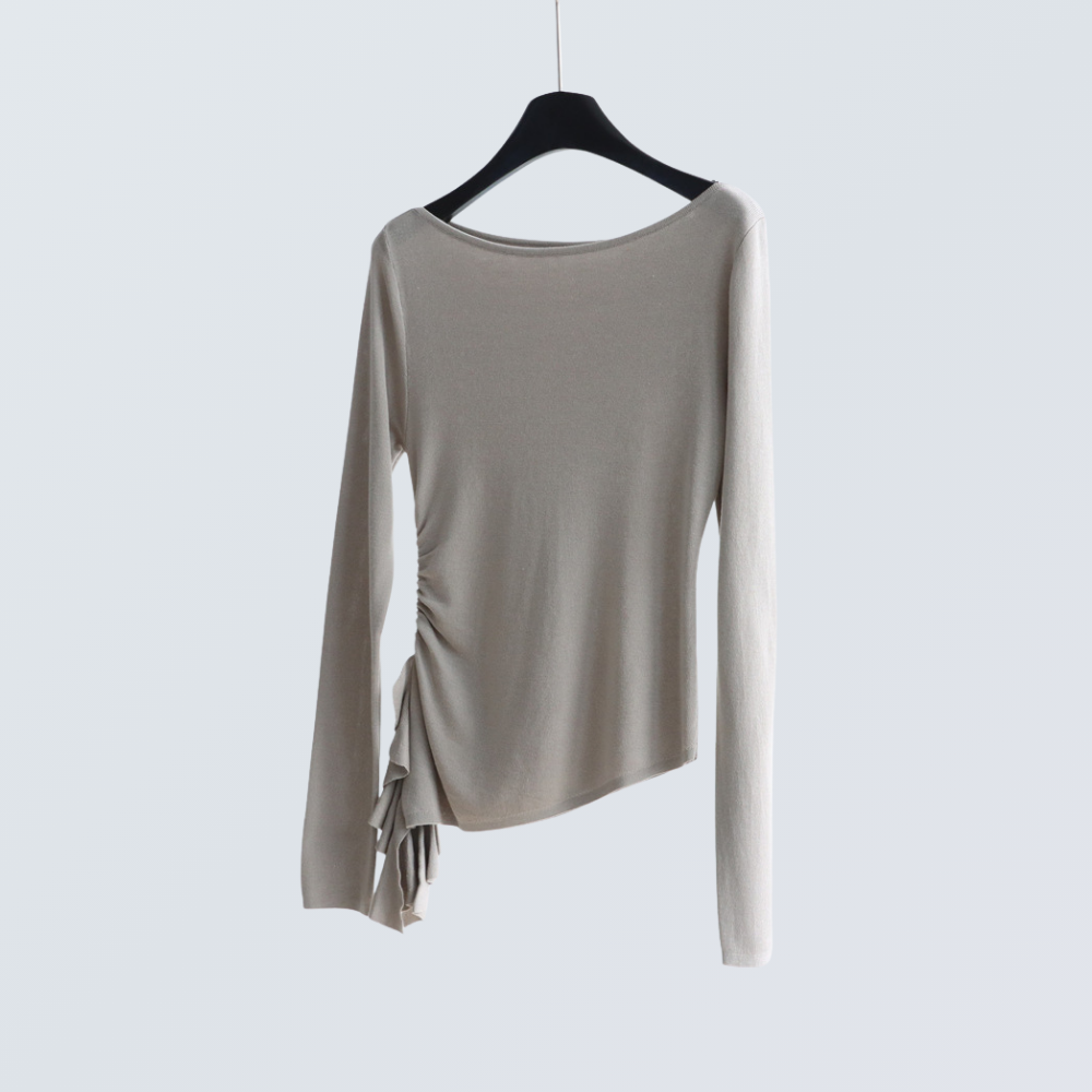 Lyocell Boat Neck Knit Top | 8 Colors
