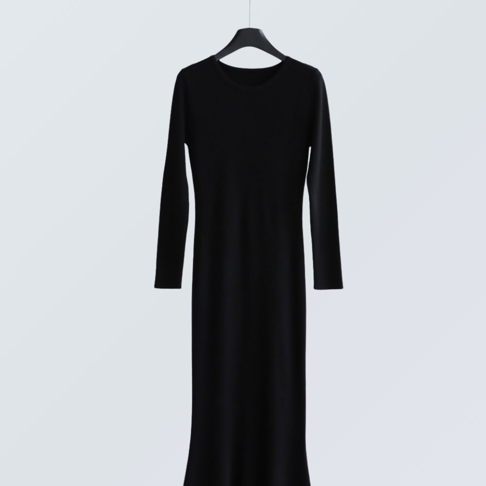 Modal Knit Flared Maxi Dress | 5 Colors