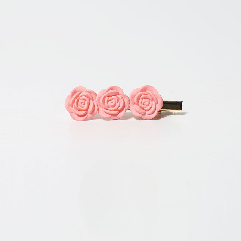 Camellia flower hair pin