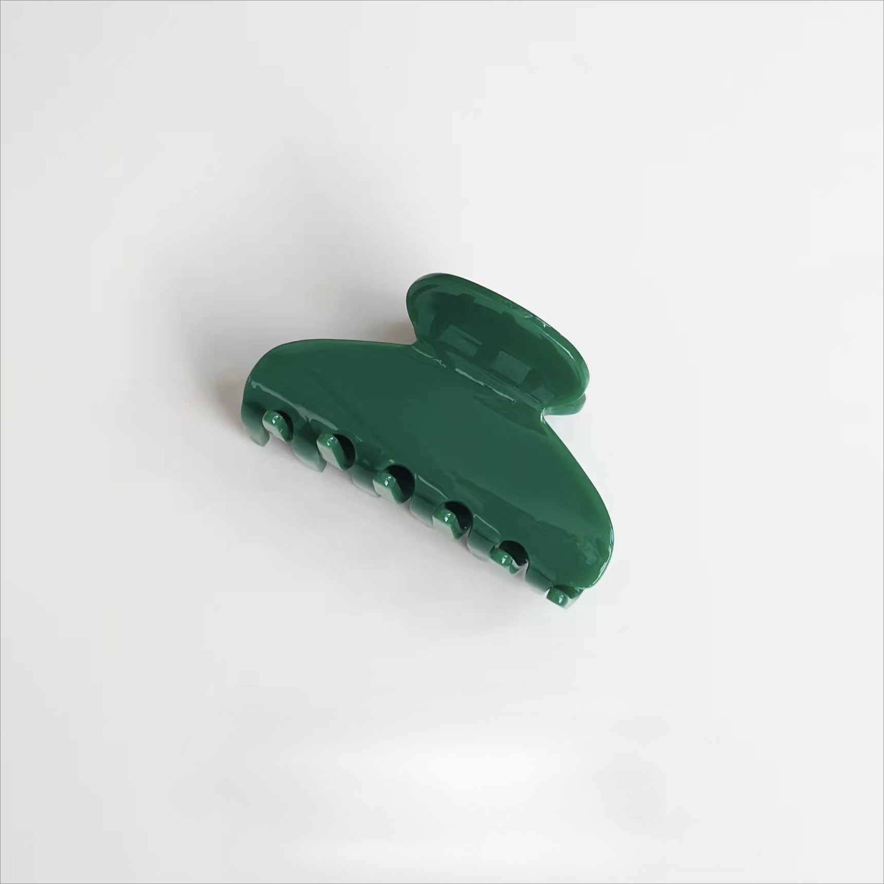 Matte Forest Green Hair Claw