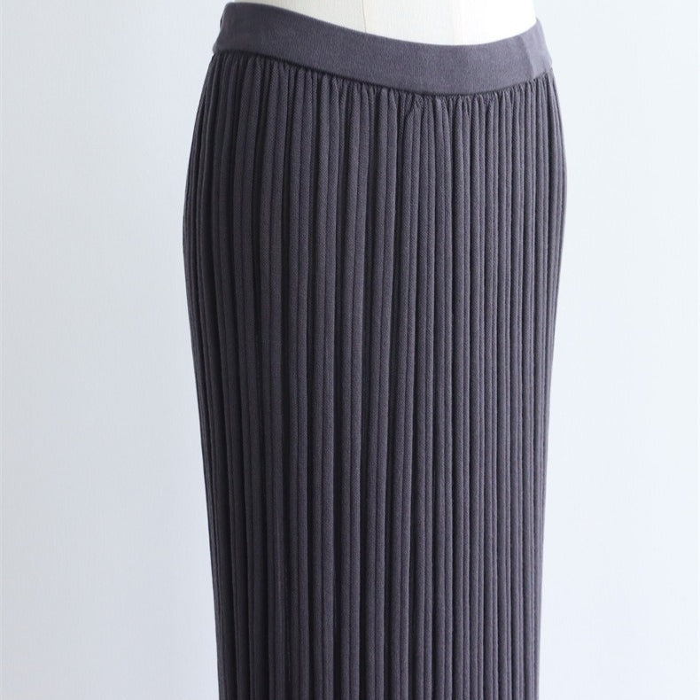 Pleated Lyocell Knit Dress | 5 Colors