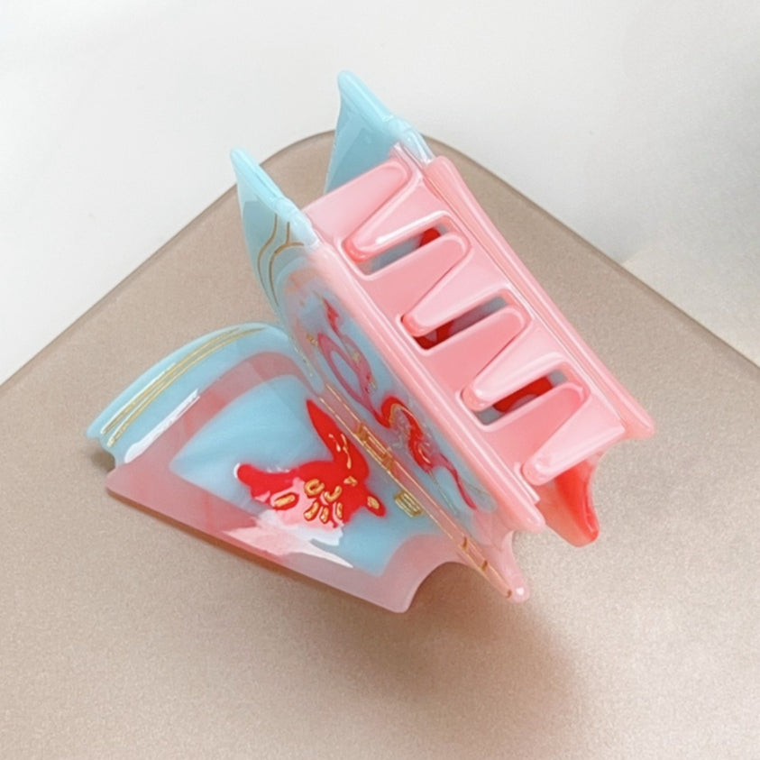 Magic Spellbook Hair Claw