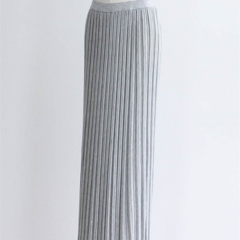 Pleated Lyocell Knit Dress | 5 Colors