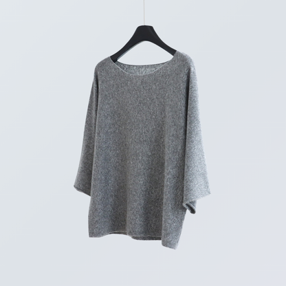 Wide-Sleeve Boat Neck Knit Top | 9 Colors