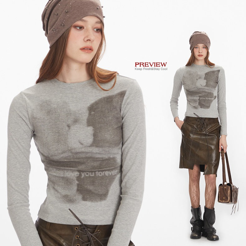 Slim bear T-shirt | 2 color