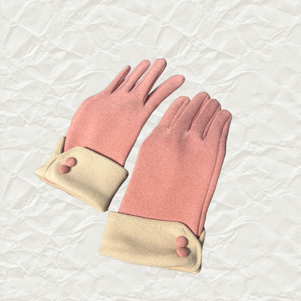 Faux Suede Touchscreen Gloves