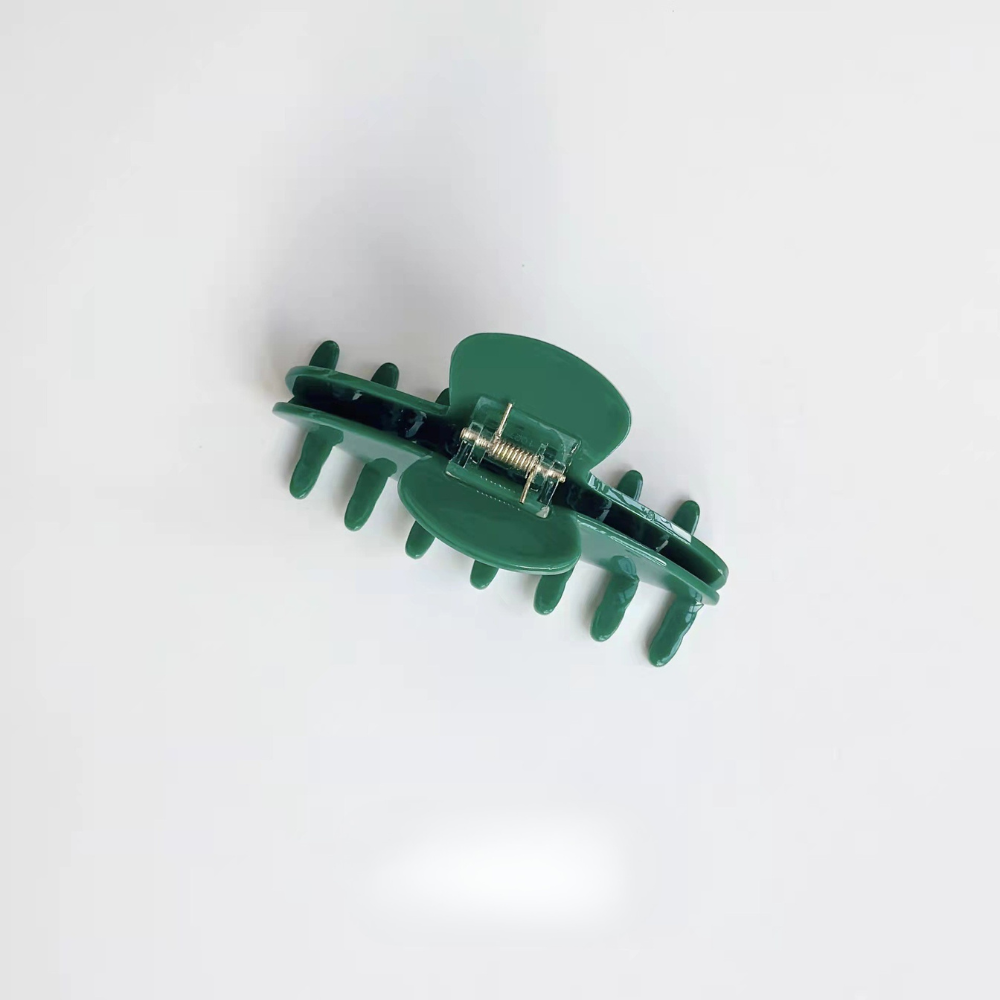 Matte Forest Green Hair Claw