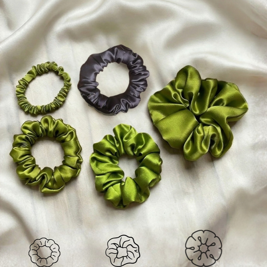 Silk Lustre Multi-Size Scrunchie
