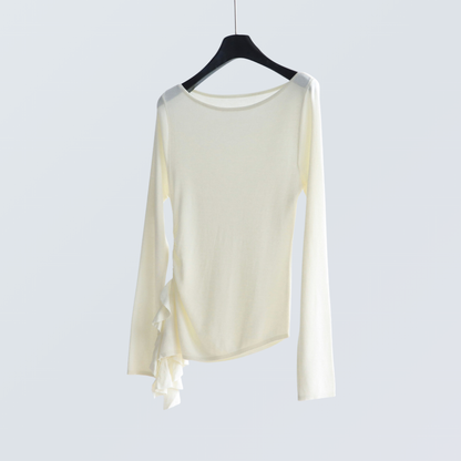 Lyocell Boat Neck Knit Top | 8 Colors