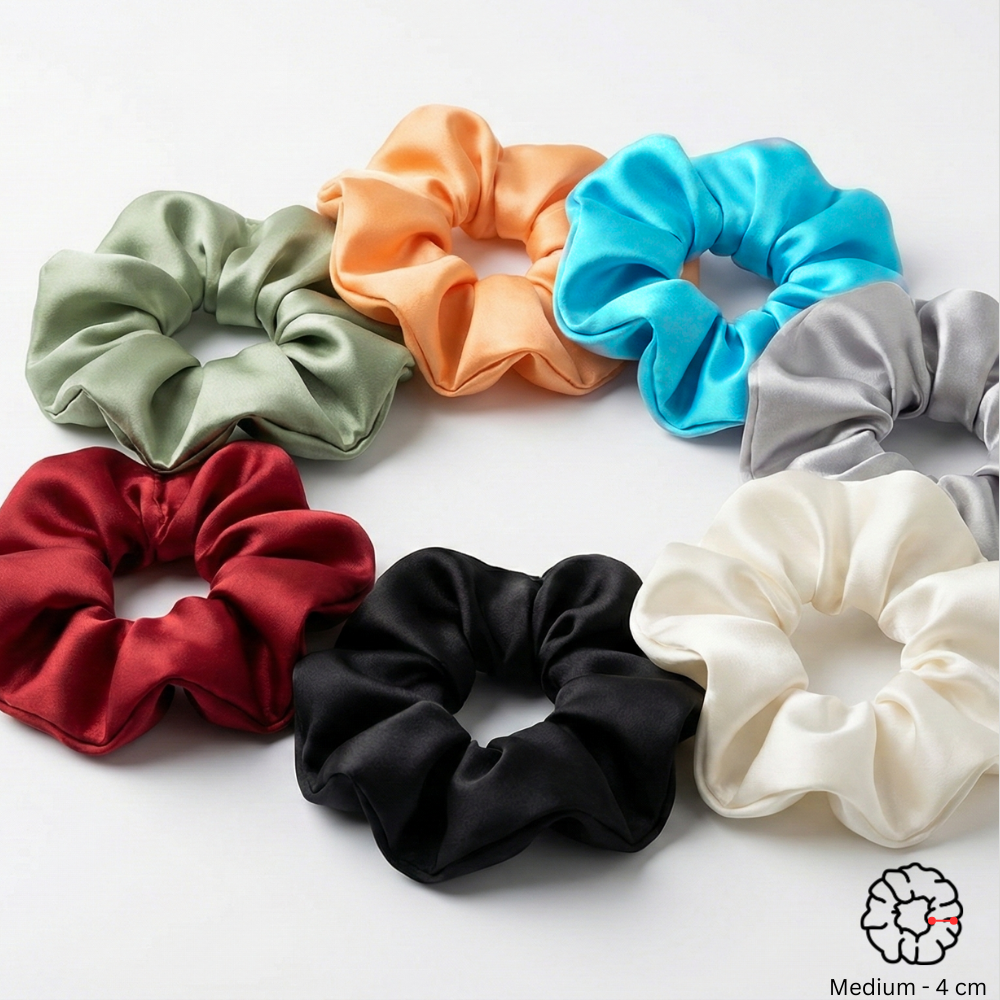 Silk Luxe Classic Scrunchie | Medium