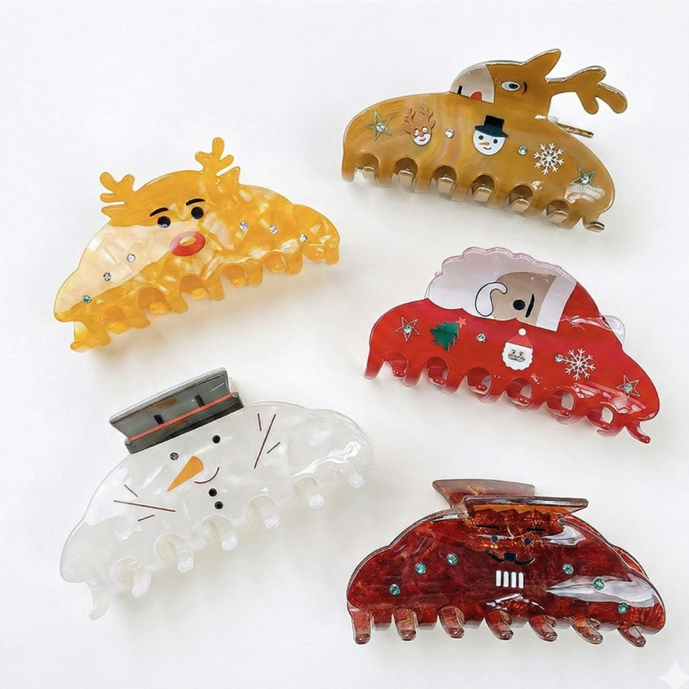 Christmas Holiday Hair Claw