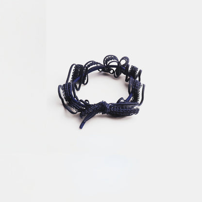 Elastic lace edge hair tie