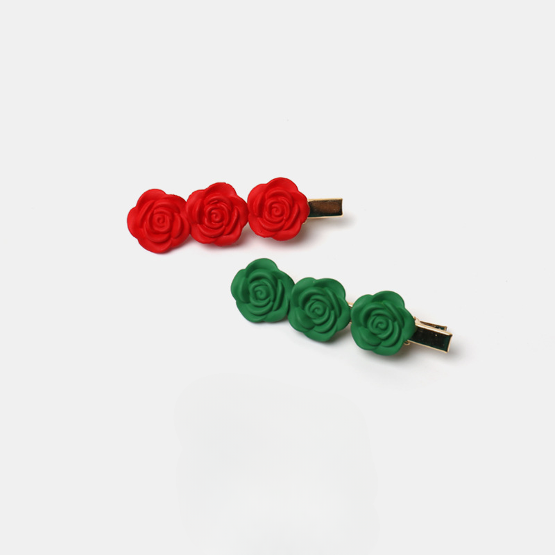 Camellia flower hair pin