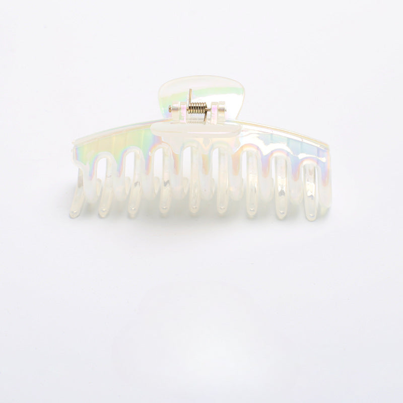Transparent hair claw clip