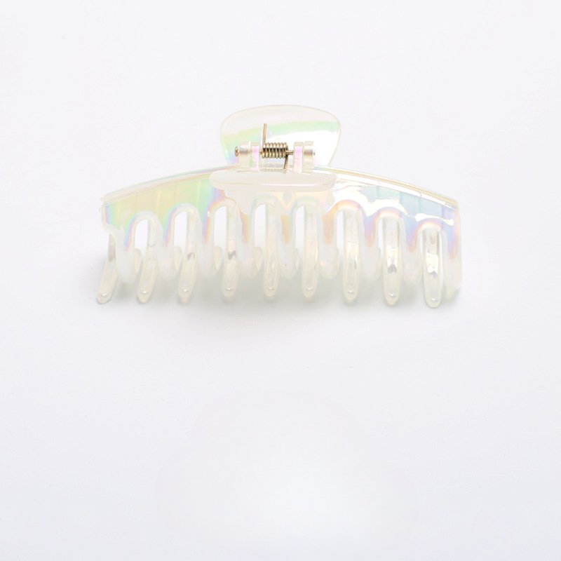 Transparent hair claw clip