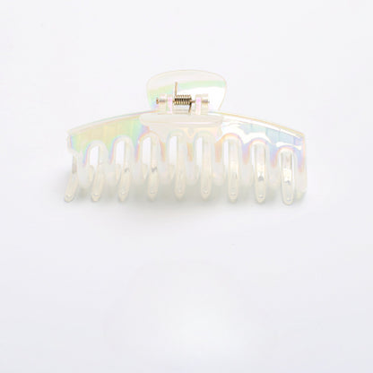 Transparent hair claw clip