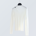 Keyhole Wool-Blend Knit Top | 8 Colors