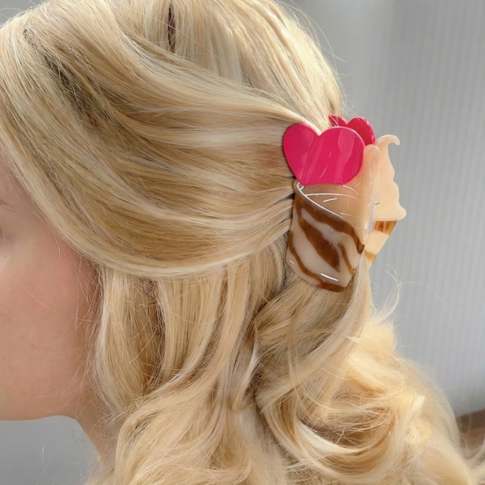 Sweetheart Ice Cream Hair Claw