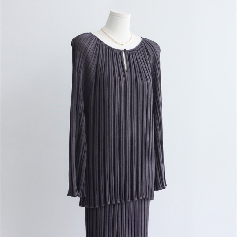 Pleated Lyocell Knit Top | 5 Colors