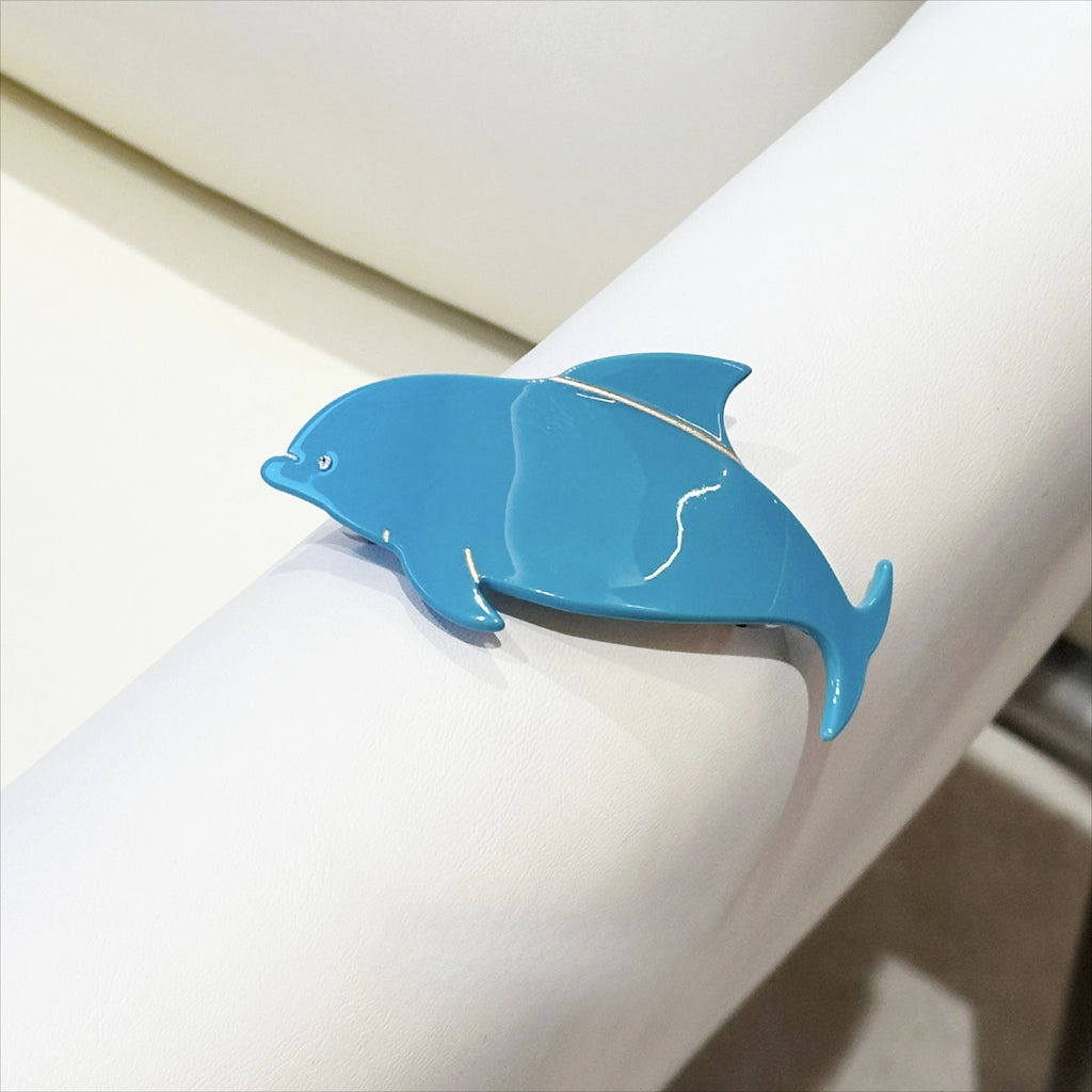 Dolphin Acrylic Hair Clip