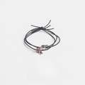 Starry sky three strand hair tie