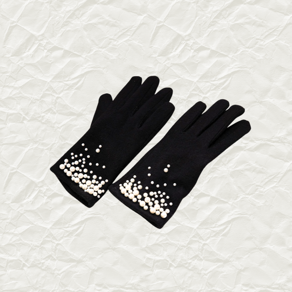 Pearl Wool Touchscreen Gloves