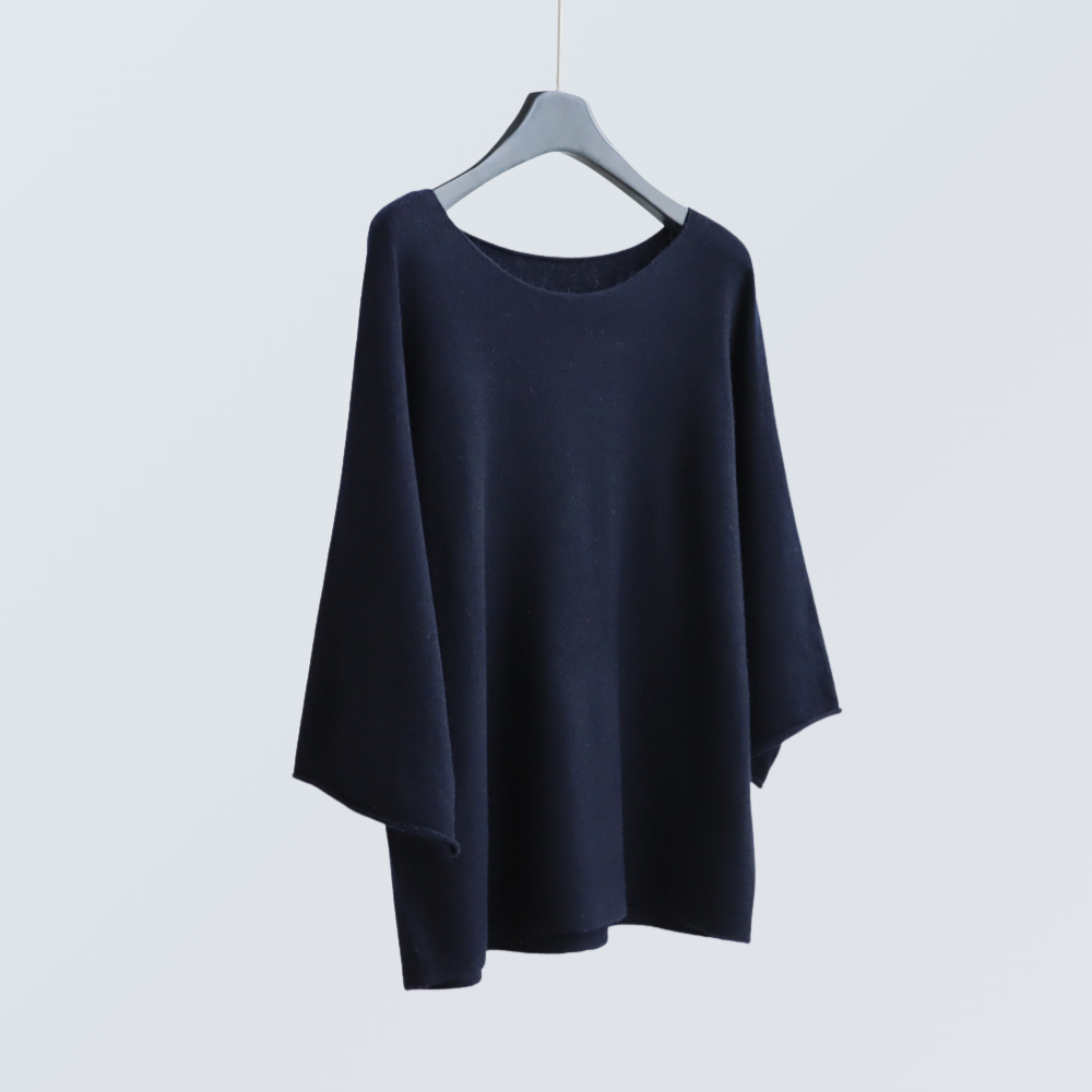 Wide-Sleeve Boat Neck Knit Top | 9 Colors