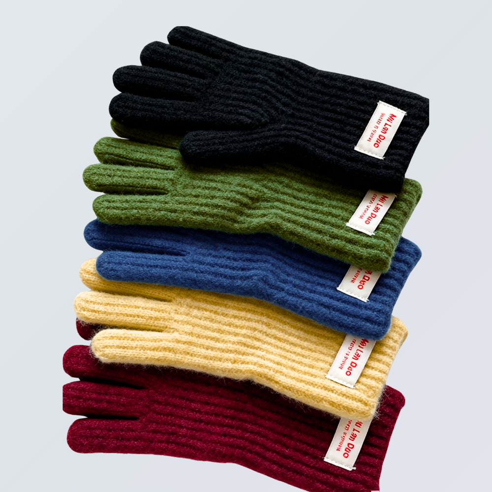 Cozy Wool-Blend Winter Gloves