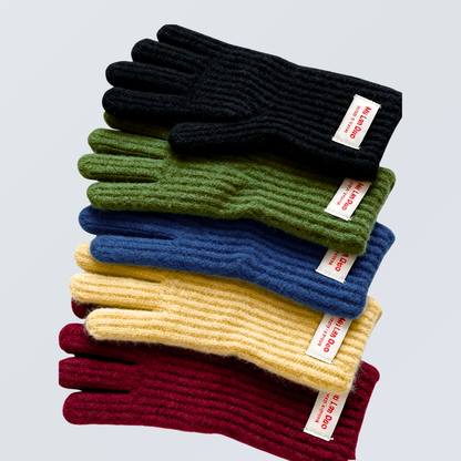 Cozy Wool-Blend Winter Gloves