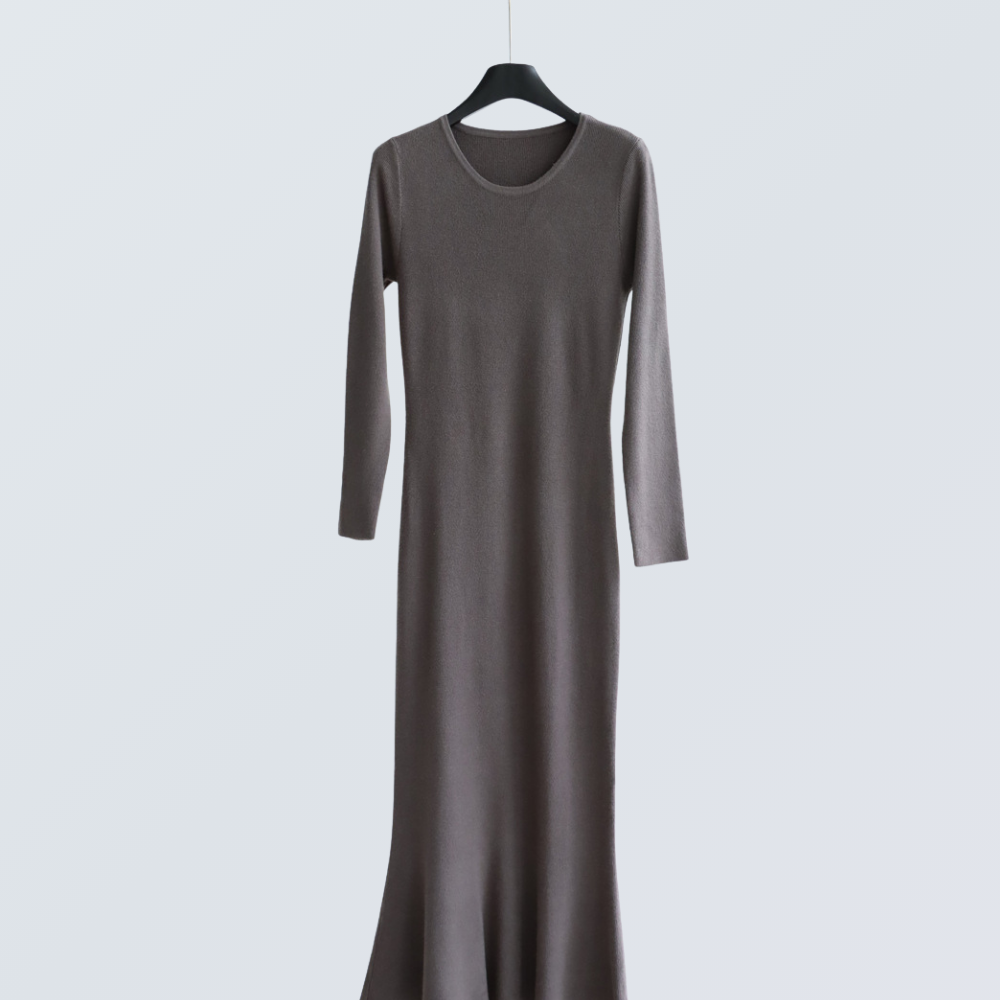 Modal Knit Flared Maxi Dress | 5 Colors