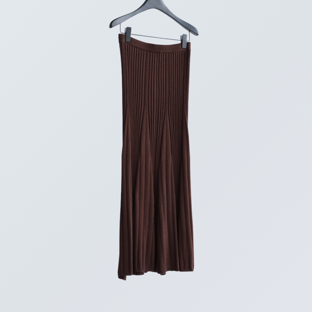 Ribbed Knit Wool Blend A-Line Dress| 7 Colors