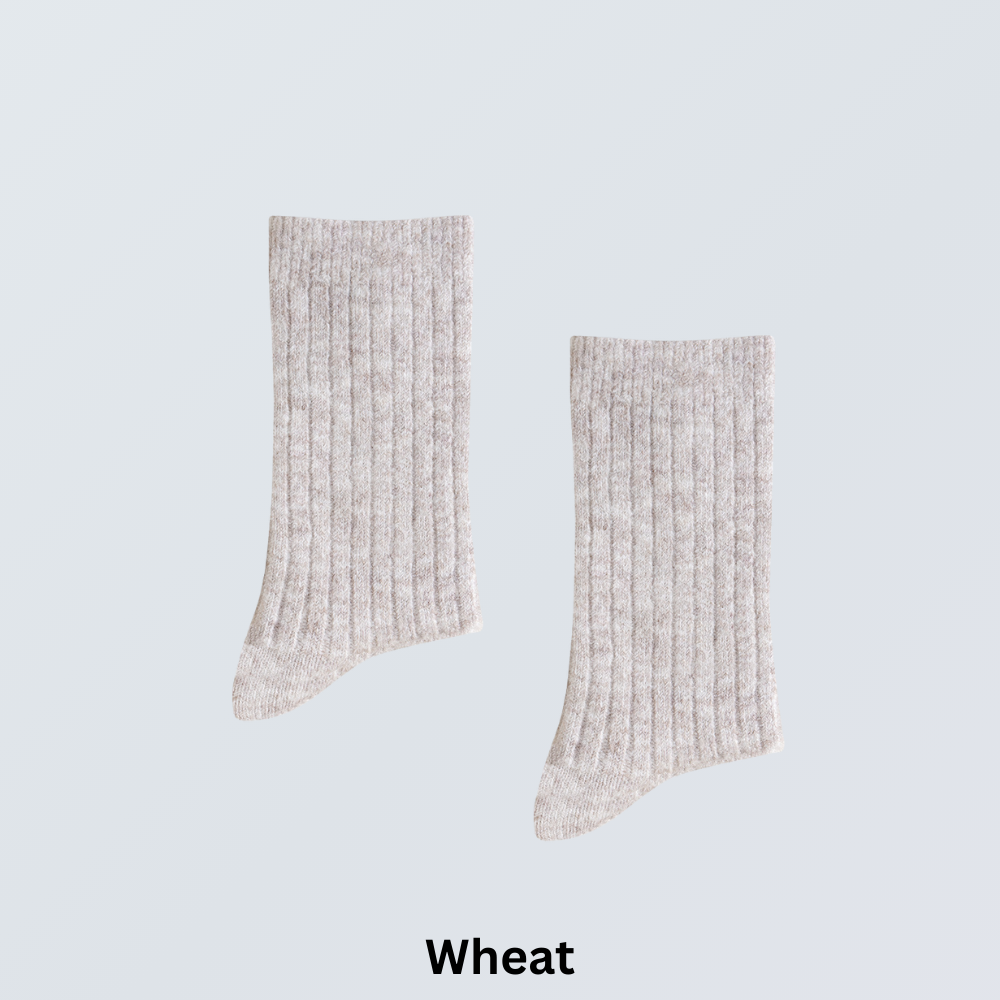 5-Pair Thermal Wool Crew Socks