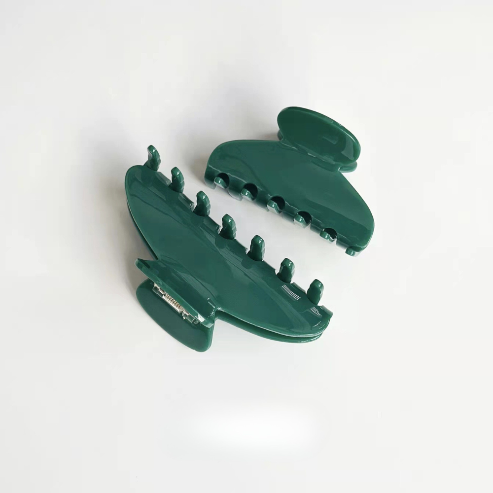 Matte Forest Green Hair Claw