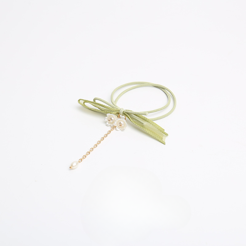 Elastic linglan flower hair tie