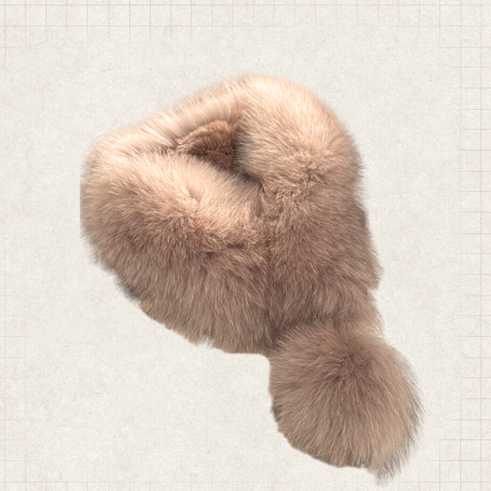 Reversible Fur Scarf with Magnetic Closure