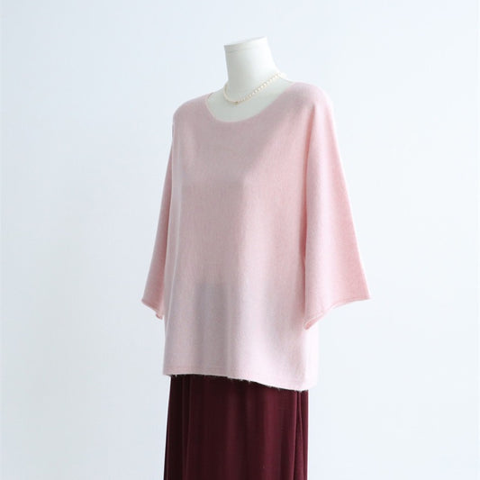 Wide-Sleeve Boat Neck Knit Top | 9 Colors