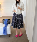 Ovina Ditsy Floral A-Line Skirt