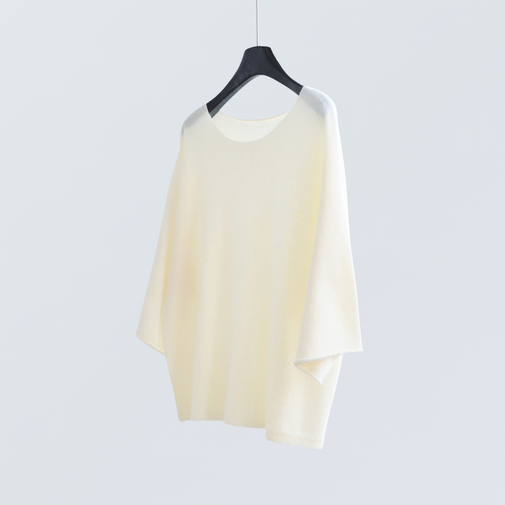 Wide-Sleeve Boat Neck Knit Top | 9 Colors