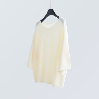 Wide-Sleeve Boat Neck Knit Top | 9 Colors